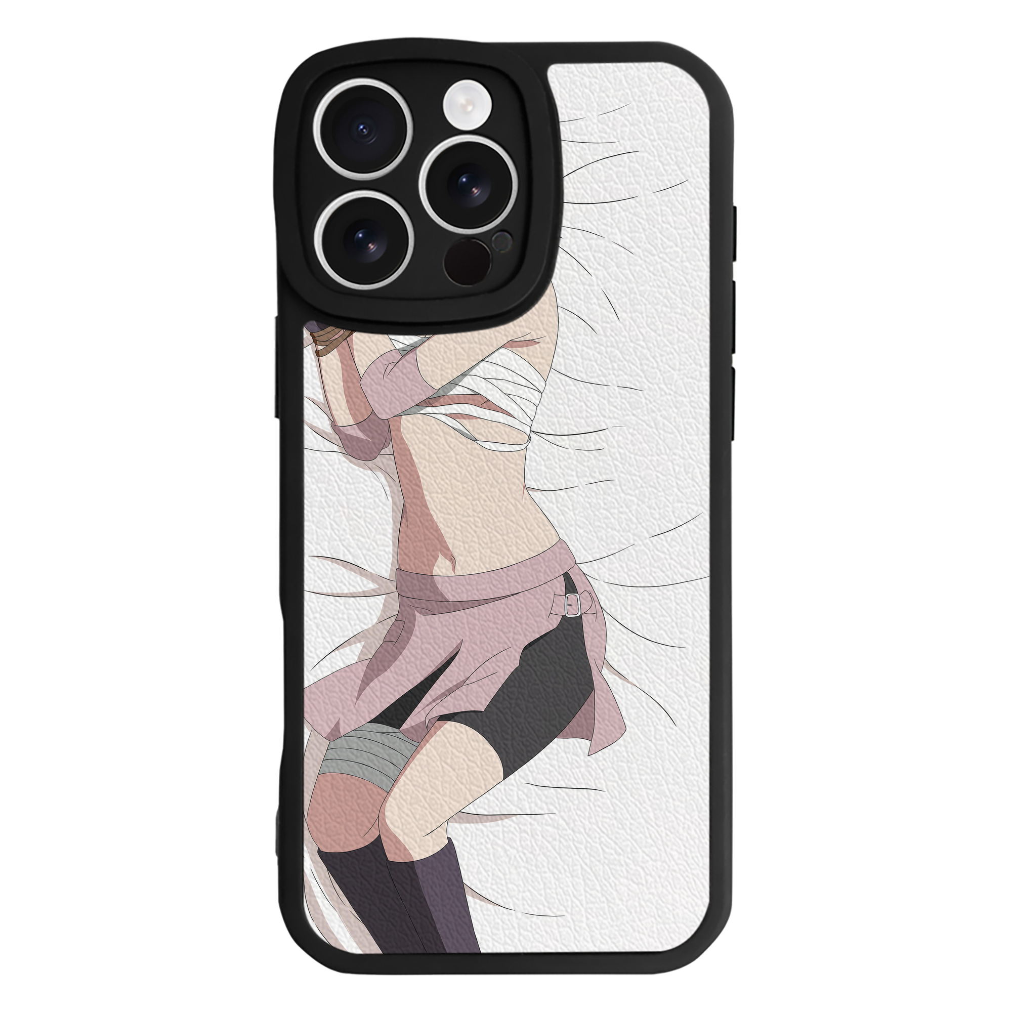 （画像用） NARUTO -ナルト- NARUTO -ナルト- 疾風伝 【iPhone 16シリーズ対応】シリコンスマホケース（レザー調） 材質：シリコン
